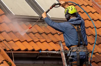 Démoussage et hydrofuge de toiture à Chevannay